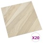 Tarimas autoadhesivas 20 uds PVC 1,86 m² rayas beige en Materiales de construcción | Comprar online en Foru.es