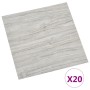 Tarimas de suelo autoadhesivas 20 uds PVC gris claro 1,86 m² en Materiales de construcción | Comprar online en Foru.es
