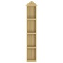 Caseta herramientas jardín 40x33x222 cm madera pino impregnada de vidaXL, Cobertizos - Ref: Foro24-318189, Precio: 101,58 €, ...