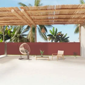 Braune einziehbare Seitenmarkise 140x1200 cm von vidaXL, Sonnenschirme - Ref: Foro24-318063, Preis: 110,69 €, Rabatt: %