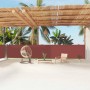 Toldo lateral retráctil marrón 140x1200 cm de vidaXL, Sombrillas - Ref: Foro24-318063, Precio: 112,15 €, Descuento: %