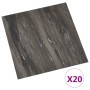 Tarimas de suelo autoadhesivas 20 uds PVC gris oscuro 1,86 m² en Materiales de construcción | Comprar online en Foru.es
