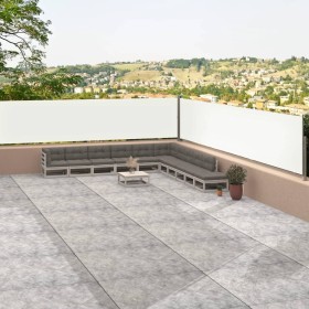 Toldo lateral retráctil crema 117x1200 cm de vidaXL, Sombrillas - Ref: Foro24-318055, Precio: 97,45 €, Descuento: %