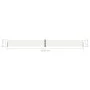 Toldo lateral retráctil crema 117x1200 cm de vidaXL, Sombrillas - Ref: Foro24-318055, Precio: 71,10 €, Descuento: %