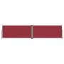 Toldo lateral retráctil rojo 140x600 cm de vidaXL, Sombrillas - Ref: Foro24-317993, Precio: 87,01 €, Descuento: %