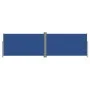 Toldo lateral retráctil azul 160x600 cm de vidaXL, Sombrillas - Ref: Foro24-317998, Precio: 94,91 €, Descuento: %