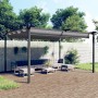 Cenador de jardín con techo retráctil gris antracita 4x3 m de vidaXL, Carpas y cenadores - Ref: Foro24-318538, Precio: 471,51...