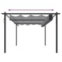 Cenador de jardín con techo retráctil gris antracita 4x3 m de vidaXL, Carpas y cenadores - Ref: Foro24-318538, Precio: 471,51...