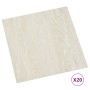 Tarimas de suelo autoadhesivas 20 uds PVC crema 1,86 m² en Materiales de construcción | Comprar online en Foru.es