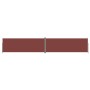 Toldo lateral retráctil marrón 220x1200 cm de vidaXL, Sombrillas - Ref: Foro24-318087, Precio: 154,40 €, Descuento: %
