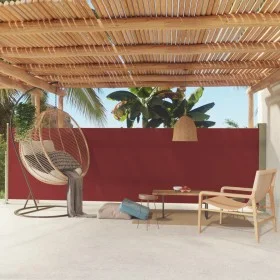 Retractable side awning for patio red 160x500 cm by vidaXL, Umbrellas - Ref: Foro24-317925, Price: 81,13 €, Discount: %