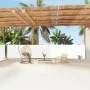 Toldo lateral retráctil crema 140x1200 cm de vidaXL, Sombrillas - Ref: Foro24-318061, Precio: 110,69 €, Descuento: %