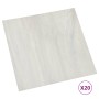 Tarimas de suelo autoadhesivas 20 uds PVC crema 1,86 m² en Materiales de construcción | Comprar online en Foru.es
