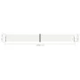 Toldo lateral retráctil crema 140x1200 cm de vidaXL, Sombrillas - Ref: Foro24-318061, Precio: 110,69 €, Descuento: %