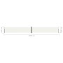 Toldo lateral retráctil crema 140x1200 cm de vidaXL, Sombrillas - Ref: Foro24-318061, Precio: 112,15 €, Descuento: %