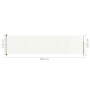 Toldo lateral retráctil de jardín crema 160x600 cm de vidaXL, Sombrillas - Ref: Foro24-317959, Precio: 98,22 €, Descuento: %