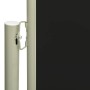 Toldo lateral retráctil de jardín negro 140x300 cm de vidaXL, Sombrillas - Ref: Foro24-317874, Precio: 73,01 €, Descuento: %