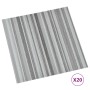 Tarimas de suelo autoadhesivas 20 uds PVC gris claro 1,86 m² en Materiales de construcción | Comprar online en Foru.es