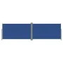Toldo lateral retráctil azul 180x600 cm de vidaXL, Sombrillas - Ref: Foro24-318004, Precio: 99,51 €, Descuento: %