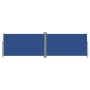 Toldo lateral retráctil azul 180x600 cm de vidaXL, Sombrillas - Ref: Foro24-318004, Precio: 100,81 €, Descuento: %