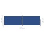 Toldo lateral retráctil azul 180x600 cm de vidaXL, Sombrillas - Ref: Foro24-318004, Precio: 100,81 €, Descuento: %