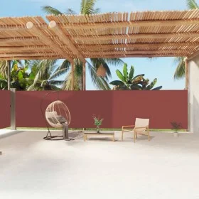 Toldo lateral retráctil marrón 180x1200 cm de vidaXL, Sombrillas - Ref: Foro24-318075, Precio: 122,49 €, Descuento: %