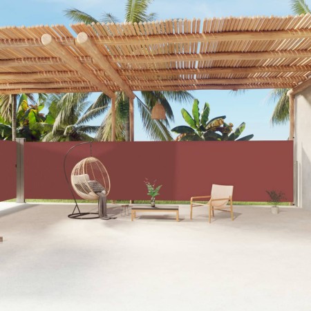 Toldo lateral retráctil marrón 180x1200 cm de vidaXL, Sombrillas - Ref: Foro24-318075, Precio: 124,34 €, Descuento: %