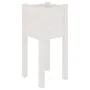 Jardinera de madera maciza de pino blanco 31x31x70 cm de vidaXL, Maceteros y jardineras - Ref: Foro24-810781, Precio: 24,61 €...