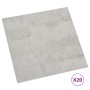 Tarimas de suelo autoadhesivas 20 uds PVC gris claro 1,86 m² en Materiales de construcción | Comprar online en Foru.es