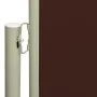 Toldo lateral retráctil de jardín marrón 160x600 cm de vidaXL, Sombrillas - Ref: Foro24-317963, Precio: 112,36 €, Descuento: %
