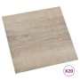 Tarimas de suelo autoadhesivas 20 uds PVC gris taupe 1,86 m² en Materiales de construcción | Comprar online en Foru.es
