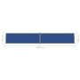 Toldo lateral retráctil azul 200x1200 cm de vidaXL, Sombrillas - Ref: Foro24-318082, Precio: 134,92 €, Descuento: %
