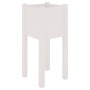 Jardineras 2 uds madera maciza de pino blanco 31x31x70 cm de vidaXL, Maceteros y jardineras - Ref: Foro24-810782, Precio: 44,...