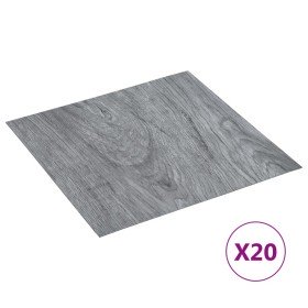 Tarimas de suelo autoadhesivas 20 uds PVC gris claro 1,86 m² en Materiales de construcción | Comprar online en Foru.es