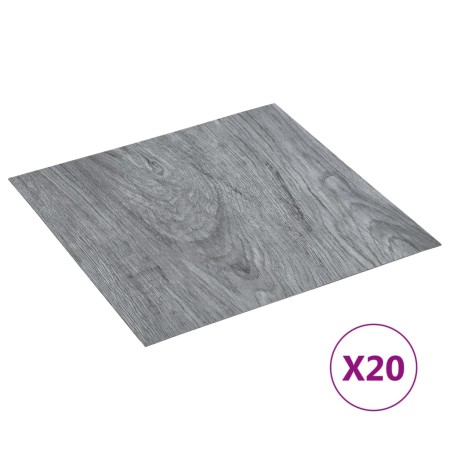 Tarimas de suelo autoadhesivas 20 uds PVC gris claro 1,86 m² en Materiales de construcción | Comprar online en Foru.es