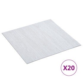 Tarimas de suelo autoadhesivas 20 uds PVC blanco 1,86 m² en Materiales de construcción | Comprar online en Foru.es