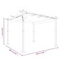 Cenador de jardín con techo retráctil gris antracita 3x3 m de vidaXL, Carpas y cenadores - Ref: Foro24-318535, Precio: 445,40...