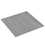 Tarimas de suelo autoadhesivas 20 uds PVC gris a rayas 1,86 m² en Materiales de construcción | Comprar online en Foru.es