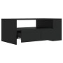 Mesa de centro madera de ingeniería negra 102x55x42 cm de vidaXL, Mesas de centro - Ref: Foro24-810918, Precio: 87,08 €, Desc...