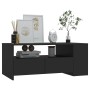 Mesa de centro madera de ingeniería negra 102x55x42 cm de vidaXL, Mesas de centro - Ref: Foro24-810918, Precio: 87,08 €, Desc...