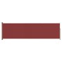 Toldo lateral retráctil de jardín rojo 180x600 cm de vidaXL, Sombrillas - Ref: Foro24-317967, Precio: 104,91 €, Descuento: %