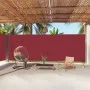 Toldo lateral retráctil rojo 220x1000 cm de vidaXL, Sombrillas - Ref: Foro24-318053, Precio: 128,85 €, Descuento: %