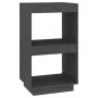 Estantería de madera maciza de pino gris 40x35x71 cm de vidaXL, Librerías y estanterías - Ref: Foro24-810841, Precio: 31,45 €...