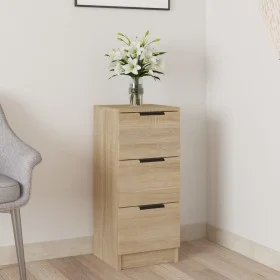 Sonoma oak plywood sideboard 30x30x70 cm by vidaXL, Sideboards - Ref: Foro24-811157, Price: 63,49 €, Discount: %