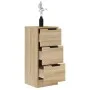 Sideboard aus Sonoma-Eichensperrholz, 30 x 30 x 70 cm von vidaXL, Sideboards - Ref: Foro24-811157, Preis: 63,49 €, Rabatt: %