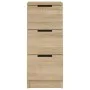 Sideboard aus Sonoma-Eichensperrholz, 30 x 30 x 70 cm von vidaXL, Sideboards - Ref: Foro24-811157, Preis: 63,49 €, Rabatt: %