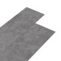 Lamas para suelo autoadhesivas PVC gris hormigón 5,21 m² 2 mm en Materiales de construcción | Comprar online en Foru.es