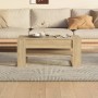 Mesa de centro madera contrachapada roble Sonoma 102x55x45 cm de vidaXL, Mesas de centro - Ref: Foro24-810902, Precio: 69,03 ...
