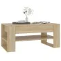 Mesa de centro madera contrachapada roble Sonoma 102x55x45 cm de vidaXL, Mesas de centro - Ref: Foro24-810902, Precio: 66,66 ...
