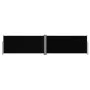 Toldo lateral retráctil negro 140x600 cm de vidaXL, Sombrillas - Ref: Foro24-317988, Precio: 89,13 €, Descuento: %